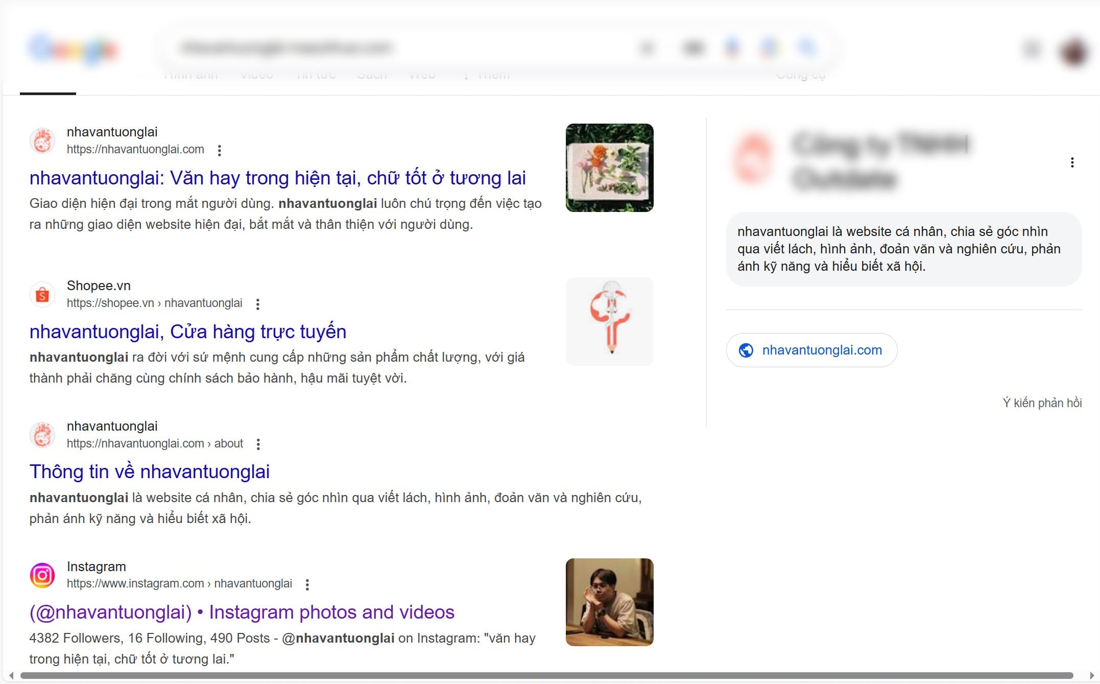 Tra cứu dữ liệu, thông tin cá nhân qua Google Search.