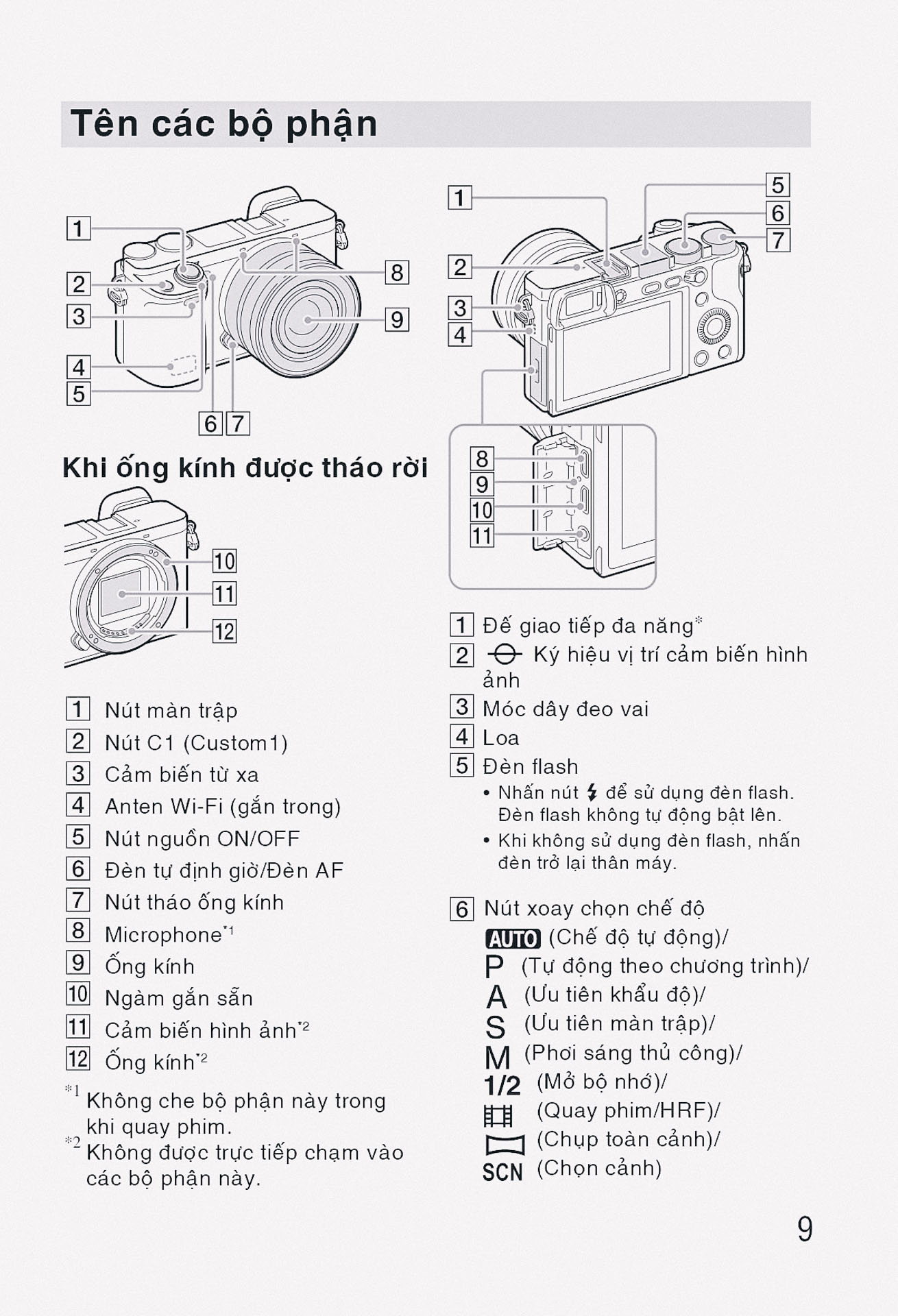 Hướng dẫn sử dụng máy ảnh Sony A6700