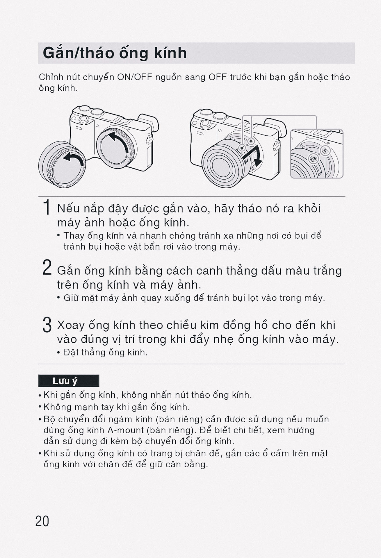 Hướng dẫn sử dụng máy ảnh Sony A6700