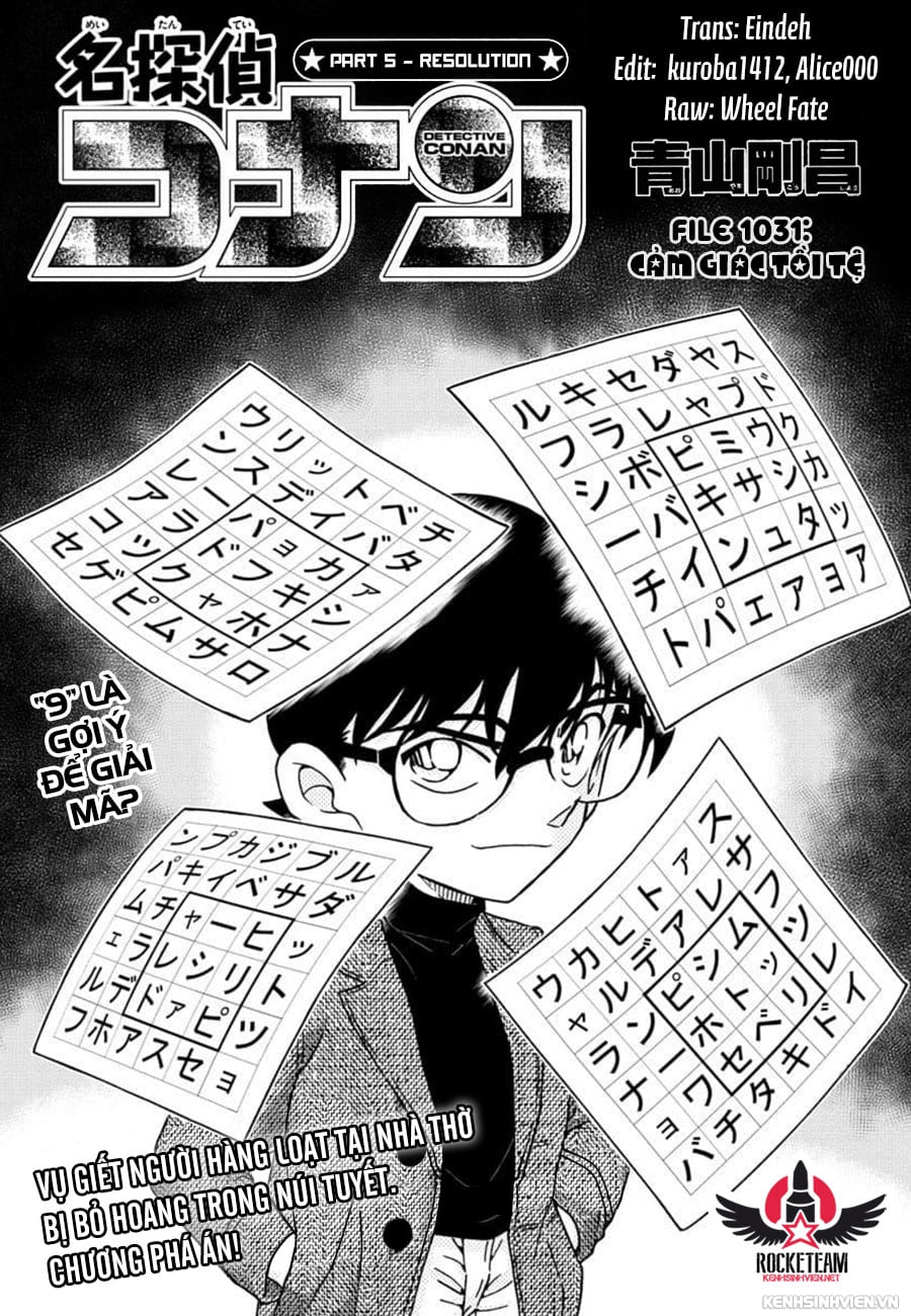 Thám tử lừng danh Conan chương 1031.